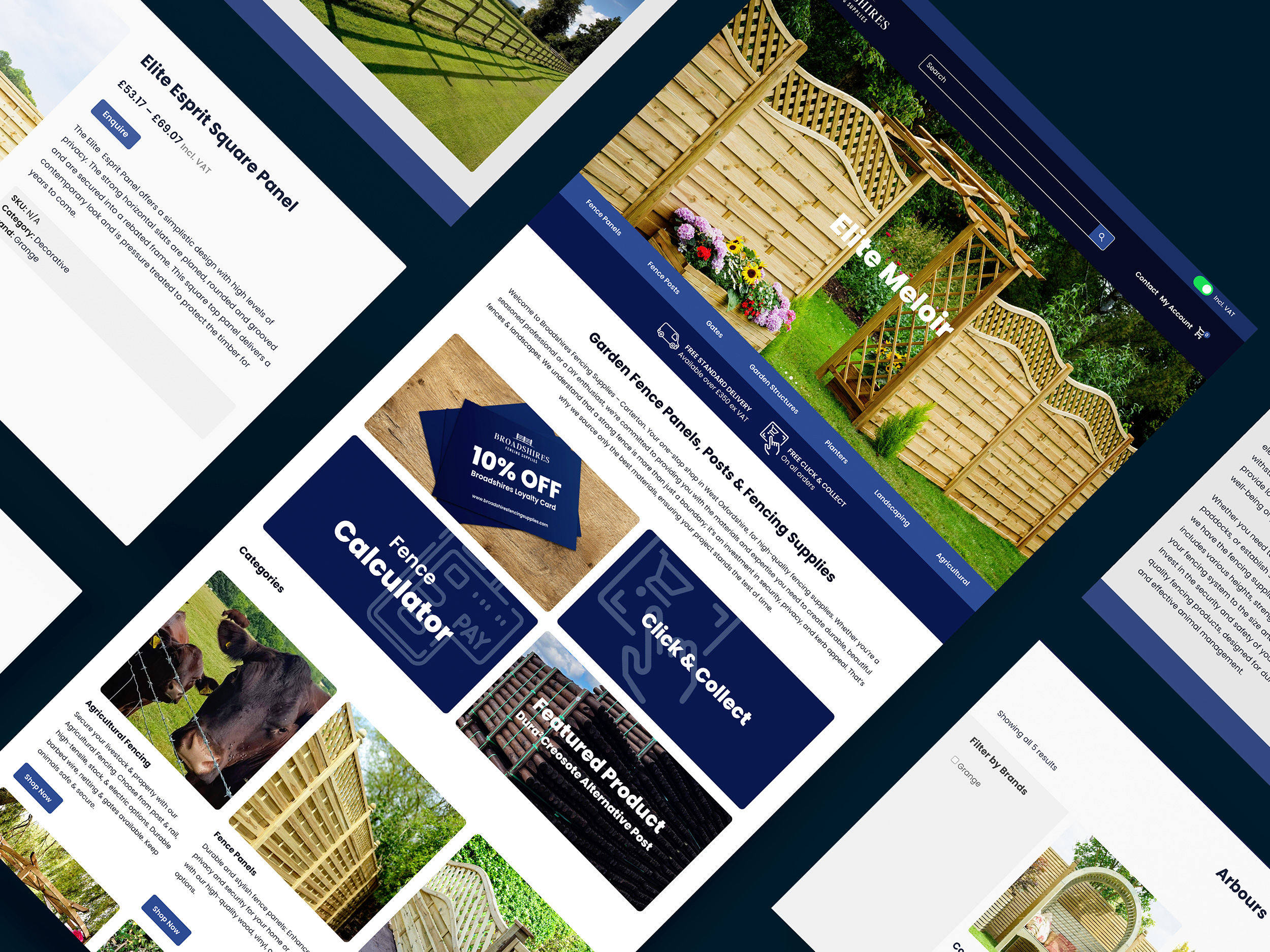 Broadshires Fencing Supplies | Website