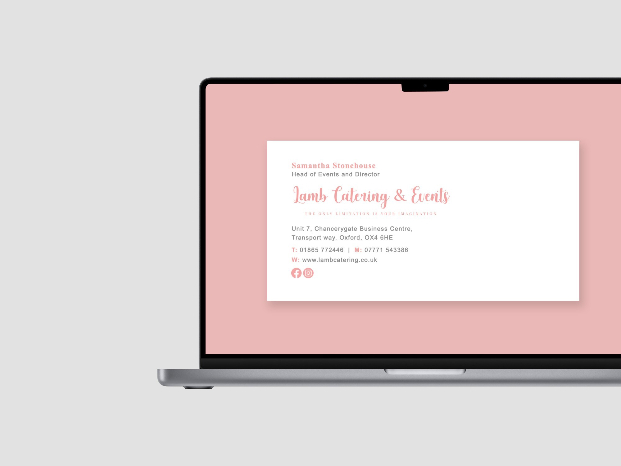 Lamb Catering | Email Signature