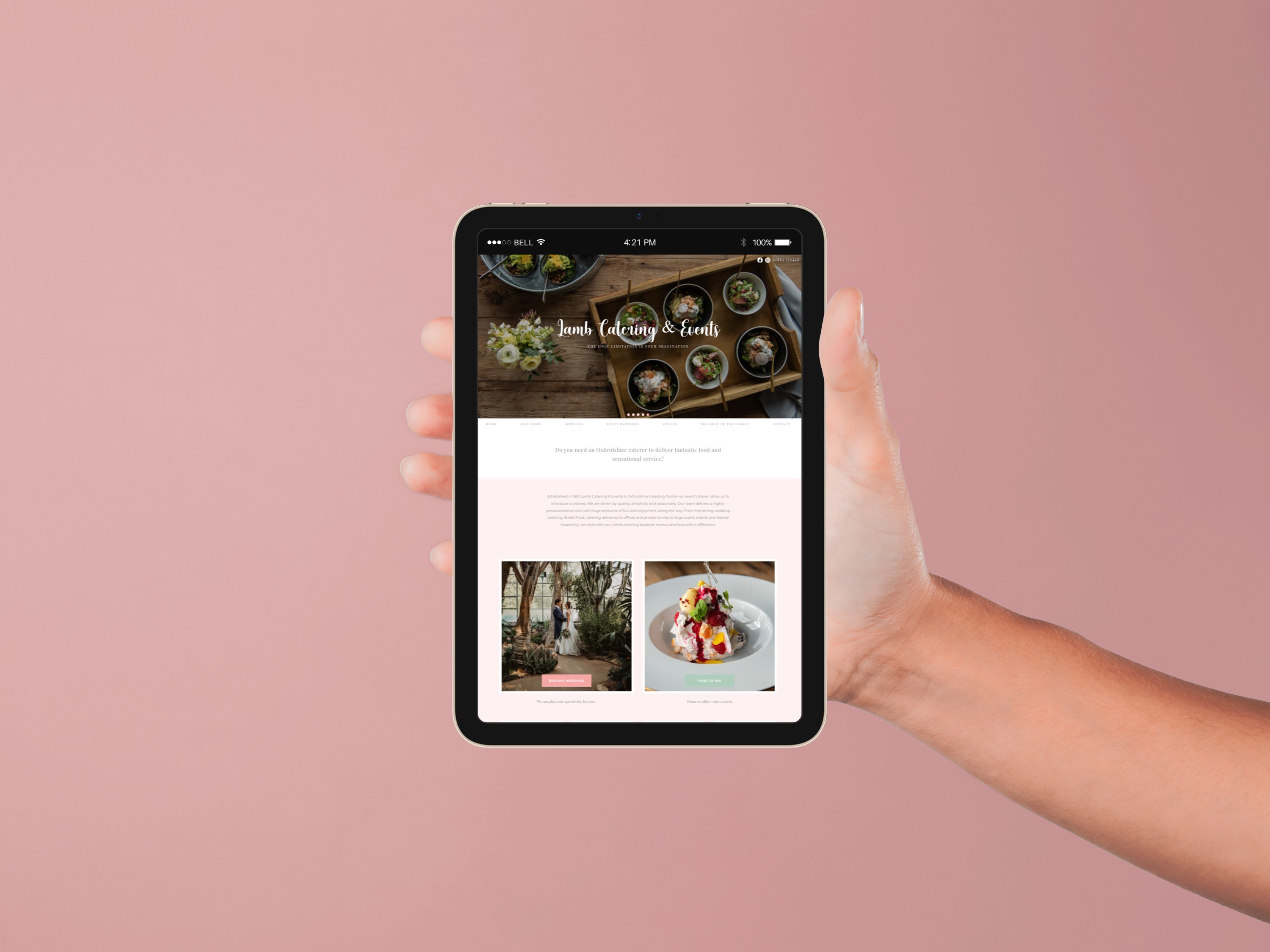 Lamb Catering | Website