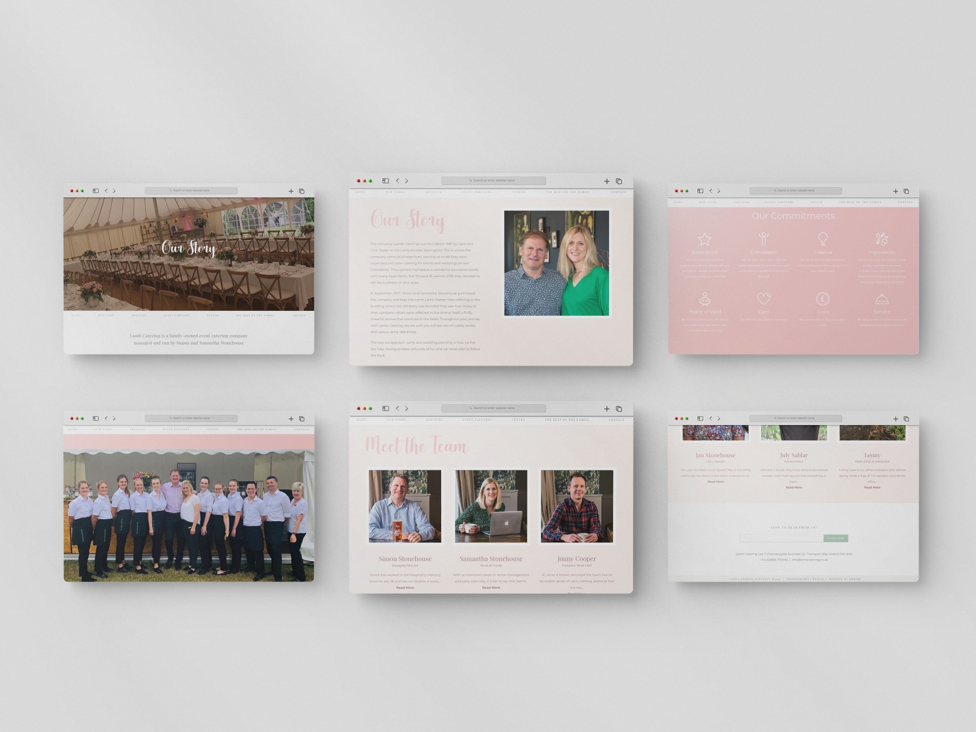 Lamb Catering | Website