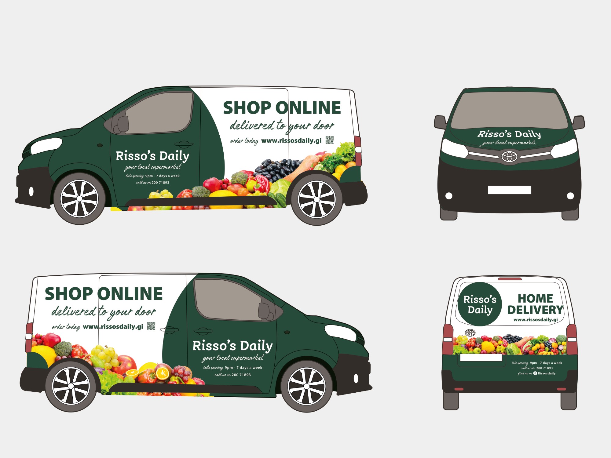 Risso's Daily | Vehicle Wrap