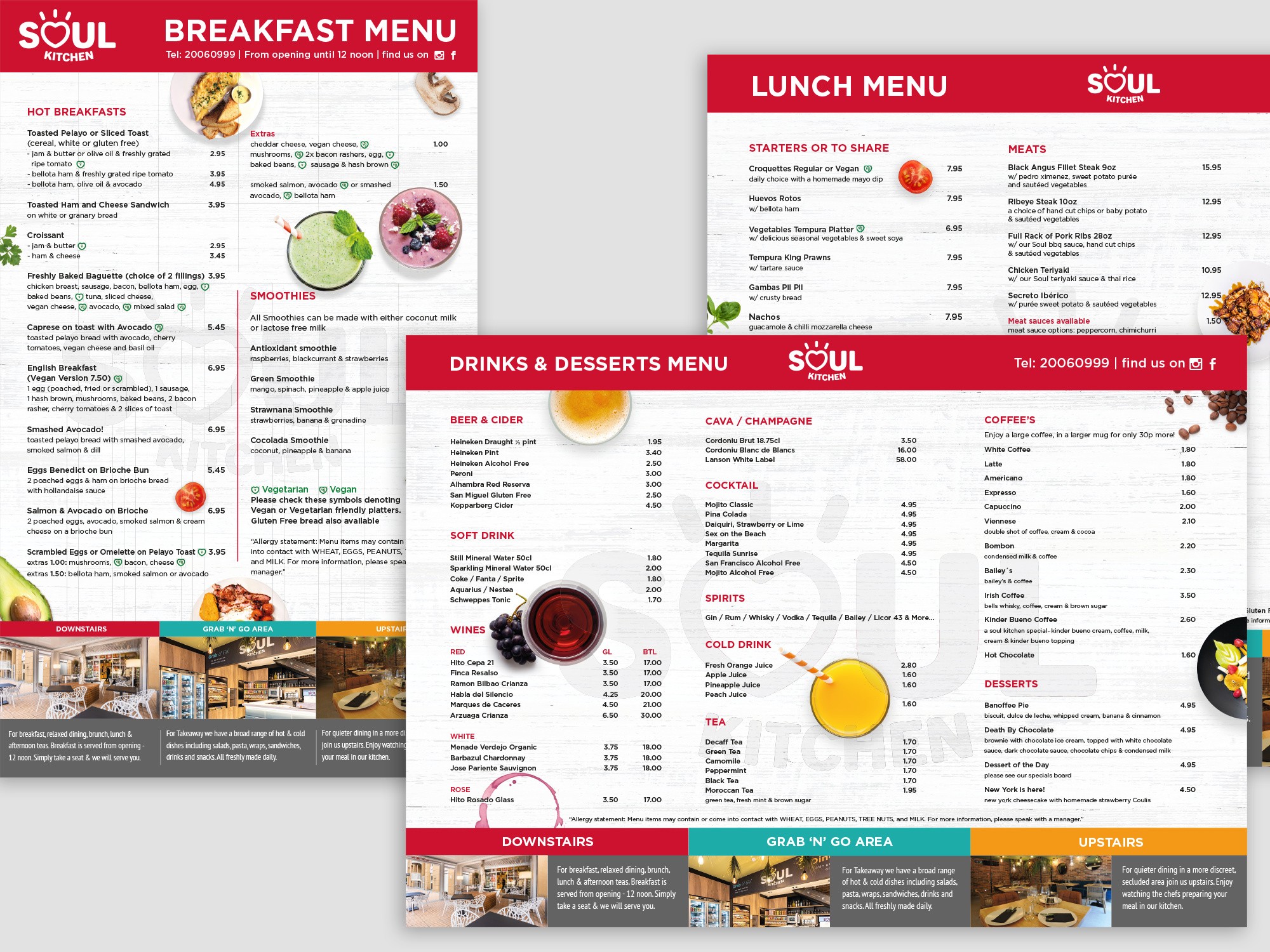 Soul Kitchen | Menus